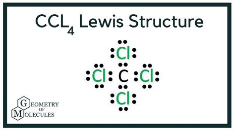 CCl4 Lewis Structure (Carbon Tetrachloride) - YouTube