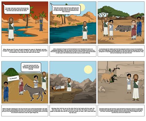 Abraham and Isaac Storyboard by 826c0b52