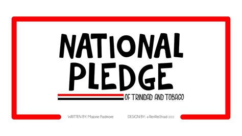 National Pledge of Trinidad & Tobago - YouTube