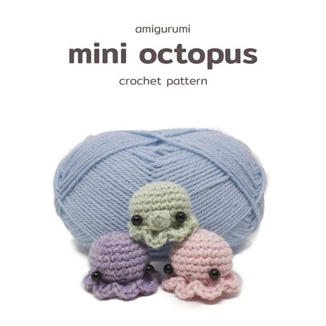 crochet mini octopus pattern - easy amigurumi pattern