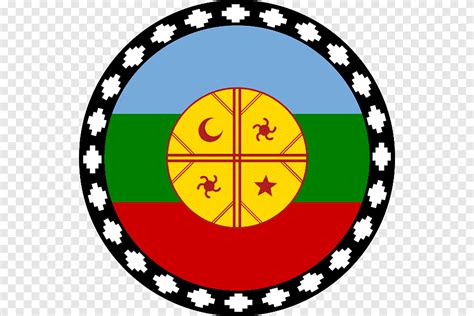 Flag of the Mapuches Cultrun Chile Culture, symbol, culture, symmetry ...