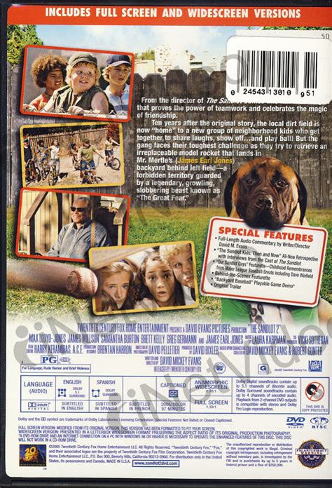 The Sandlot 2 on DVD Movie