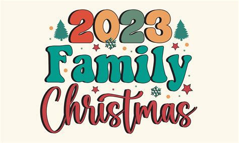 2023 Family Christmas Retro T-Shirt Design 30807860 Vector Art at Vecteezy