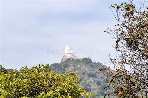 White Pagoda Style Jain Temples Surrounded by Parasnath Hill Range ...