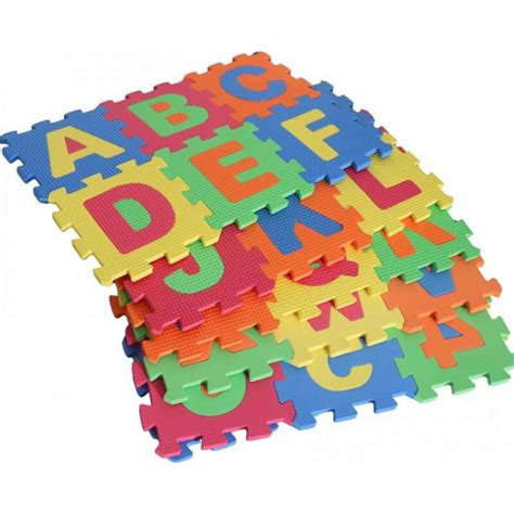 Buy Alphabet Puzzle Foaming Playing Mat For Kids Interlocking Block ...