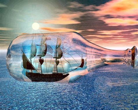 Ship in a bottle | Ship in bottle, Water crafts, Boat art