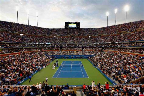 The U.S. Open Tennis Tournament in Flushing Meadows