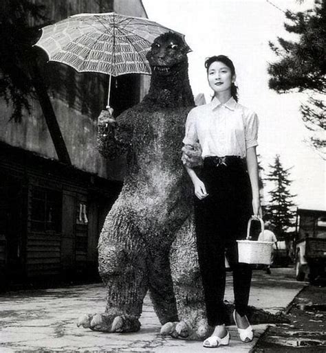 Godzilla on a Lunch Break in 1954 Behind the Scenes Photo 8 | Etsy