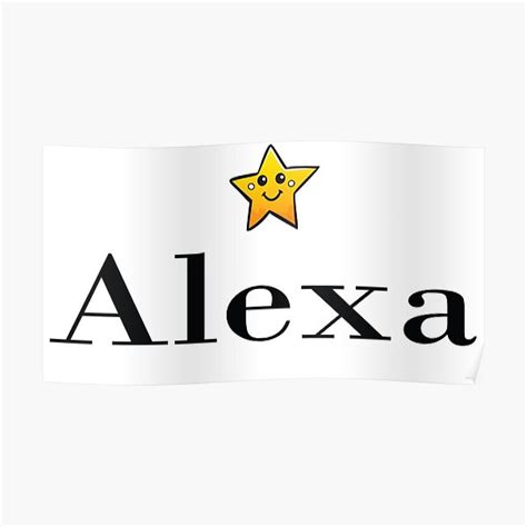 "Alexa My Name Is Alexa Defender Of Man" Poster for Sale by ProjectX23 ...