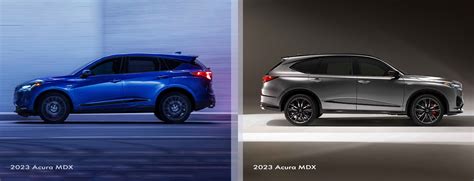 2023 Acura RDX vs. 2023 Acura MDX