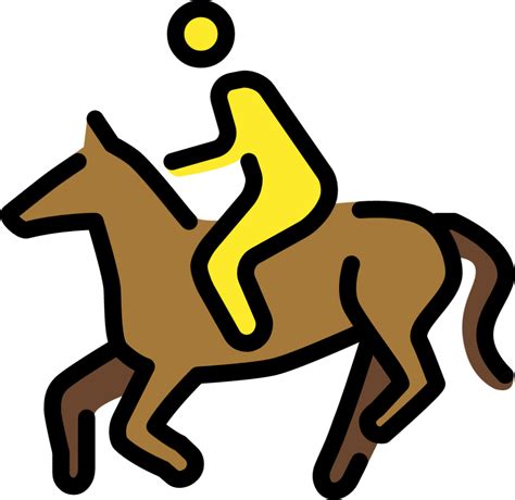 "horse riding" Emoji - Download for free – Iconduck