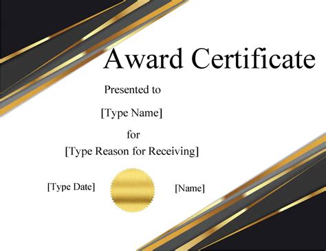 Ppt Certificate Template