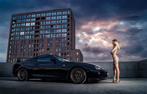 Wallpaper Girl, Toyota, Supra images for desktop, section toyota - download