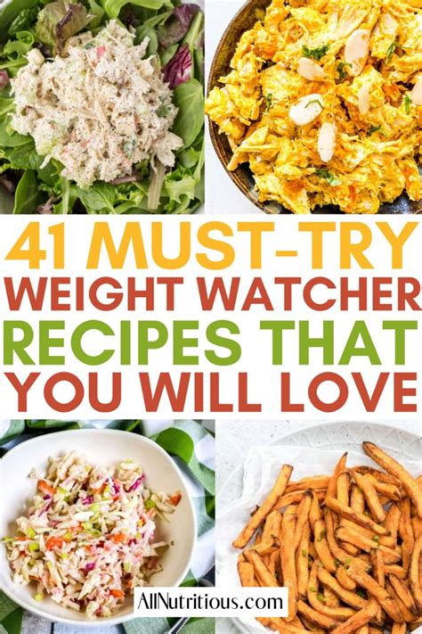 41 Easy Weight Watcher Recipes - All Nutritious