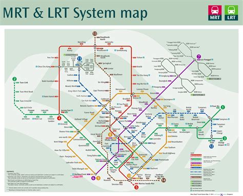 Singapore MRT & LRT train rail maps | Viaggi asia, Viaggi, Asia