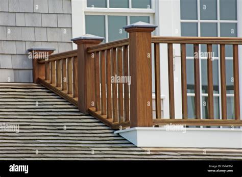 Wooden balcony wood railing High Resolution Stock Photography and ...