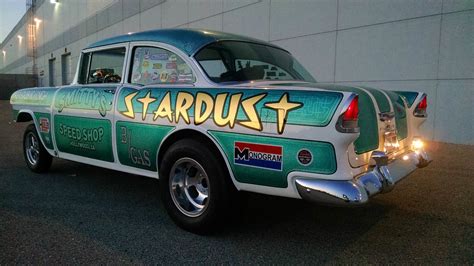 1955, Chevrolet, Bel, Air, Drag, Racing, Race, Gasser, Custom, Hot, Rod ...