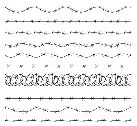 Razor Wire Vectors 173800 Vector Art at Vecteezy