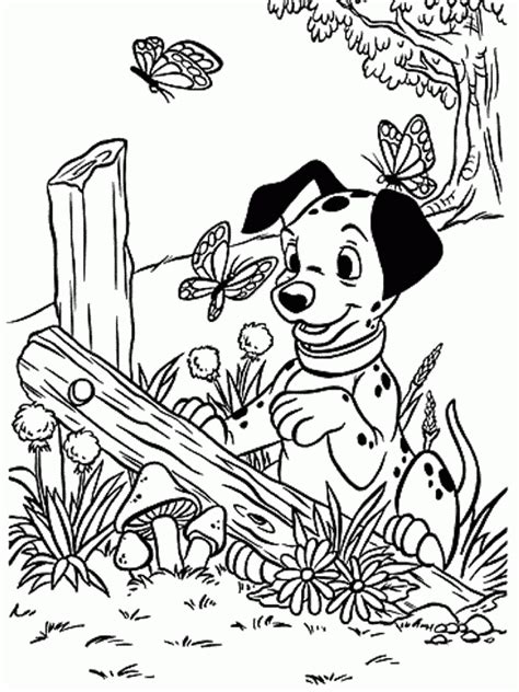 101 Dalmatians coloring pages for kids - 101 Dalmatians Kids Coloring Pages