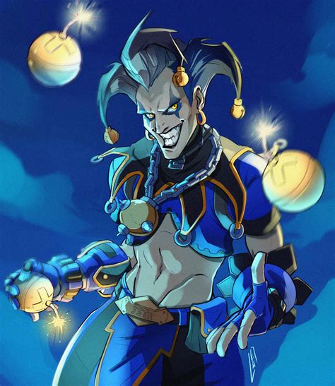 ArtStation - Junkrat - The Fool skin, Lorena Carricondo | Overwatch fan ...