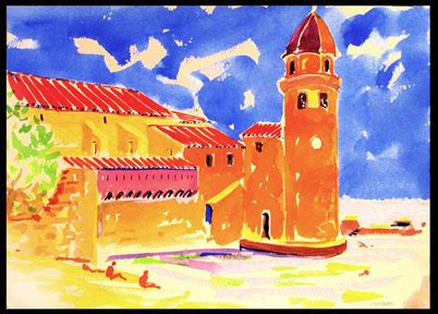 Elroy's "Collioure Church, France"