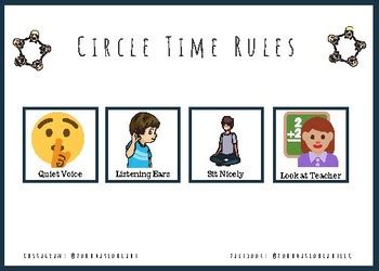 Circle Time Visual Support by Foundation Lane | Teachers Pay Teachers