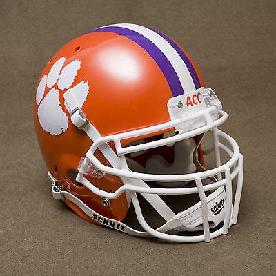 CLEMSON TIGERS NCAA Schutt XP Full Size AUTHENTIC Gameday Football ...