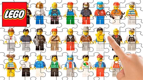 LEGO Jigsaw Puzzle Minifigure | Solving Jigsaw Puzzle LEGO - YouTube