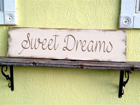 Dream sign sweet dream wood Signsweet dream word by SignCreation