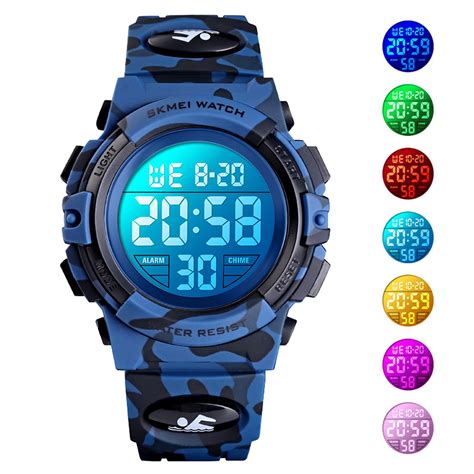 TSV - Kids Watch, Kids Digital Sport Watch, Boys Waterproof Casual ...