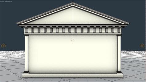 3D model Roman Doric Temple 1 VR / AR / low-poly | CGTrader