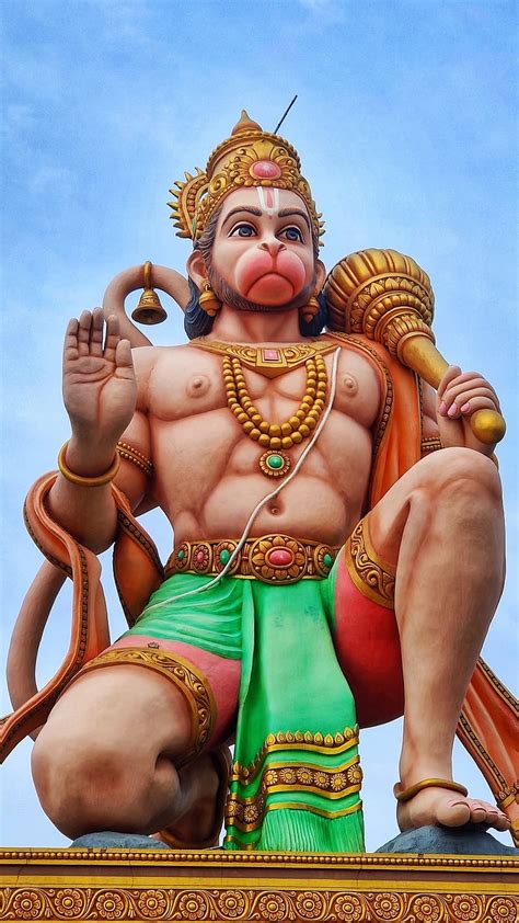 Hanuman Ji, Statue, lord, god, bajrangbali, HD phone wallpaper | Peakpx