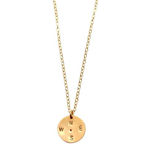 Gold Compass Necklace By A Box For My Treasure | notonthehighstreet.com