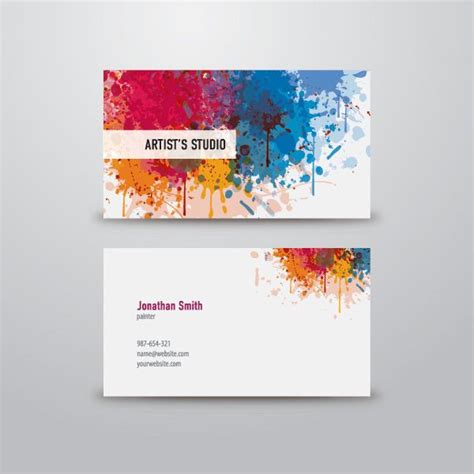 art business card examples - Tora Bustamante