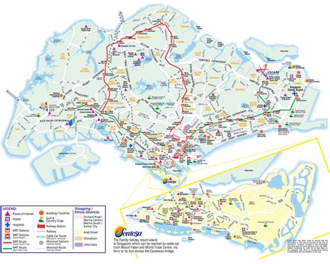 About Singapore City MRT Tourism Map and Holidays: Detail Singapore Map ...