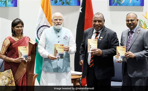 PM Modi Releases Tamil Classic Thirukkural In Tok Pisin Language Of ...