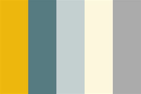 #4 petrol versus oker Color Palette