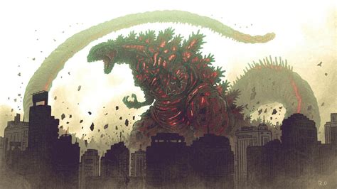 Shin Godzilla in x-ray vision!!! | Godzilla, Godzilla wallpaper, All ...