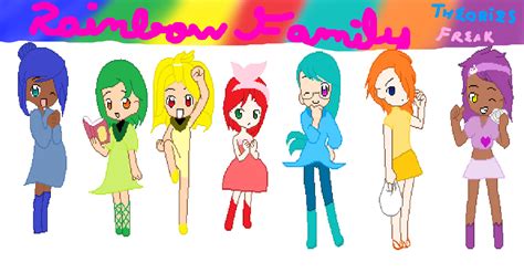 Rainbow Family Poster by THEORIESfreak on DeviantArt