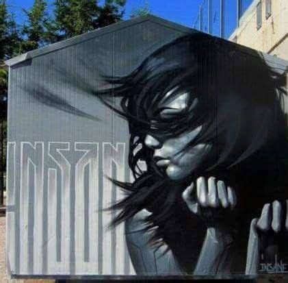 Insane | Street art graffiti, Street art, Art