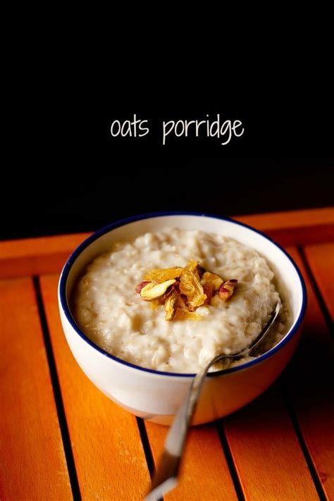 Oats Porridge Recipe | Oatmeal Porridge