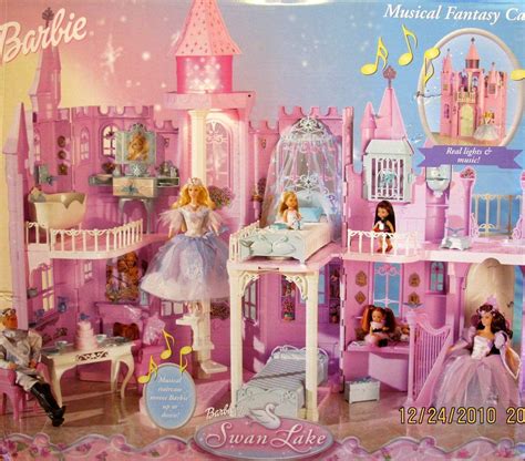 Amazon.com: Barbie® of Swan Lake Musical Fantasy CastleTM Playset: Toys ...