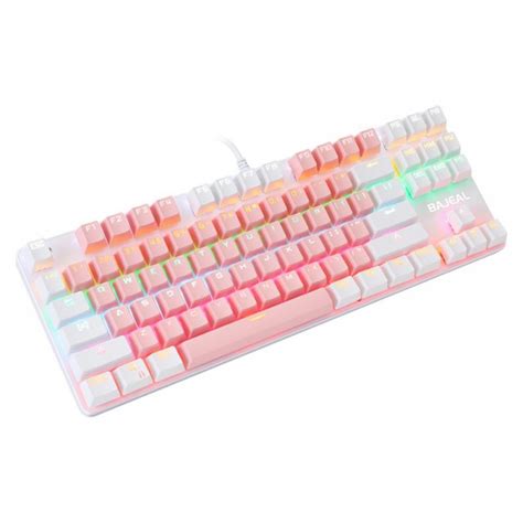 87-key Mechanical Keyboard Wired RGB Backlit Gaming Mechanical Keyboard ...