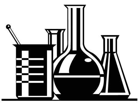 Chemistry black white clipart clipart kid – Clipartix