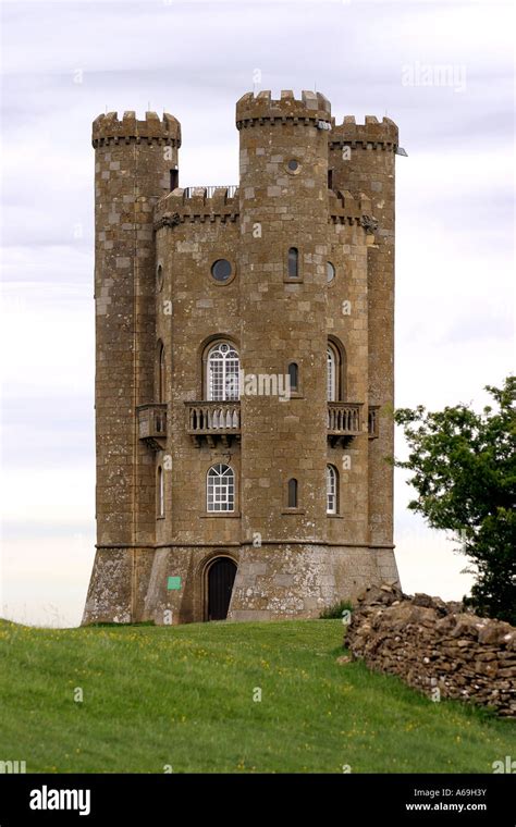 UK England Worcestershire Broadway Tower Stock Photo - Alamy