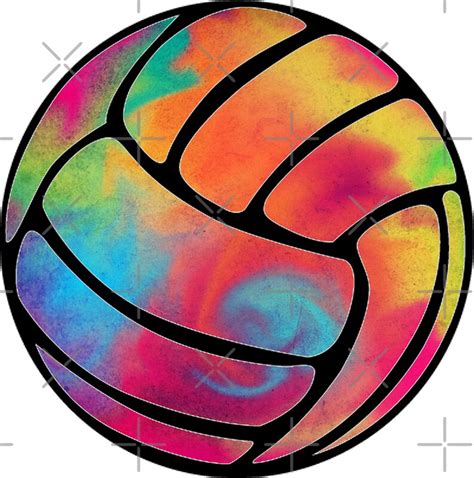 "Rainbow Volleyball" Stickers by AllisonDawn15 | Redbubble