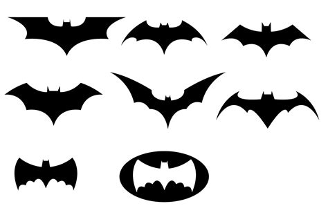 Black And White Batman Symbol