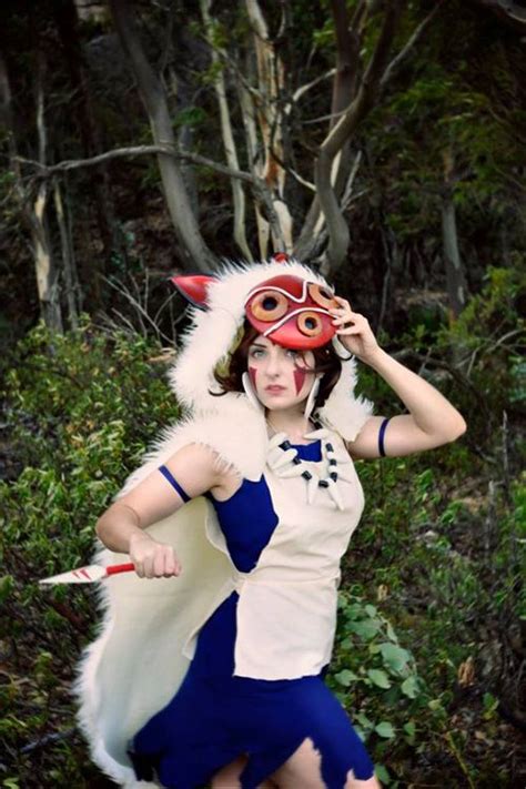 San Princess Mononoke Cosplay | Princess mononoke cosplay, Cosplay ...