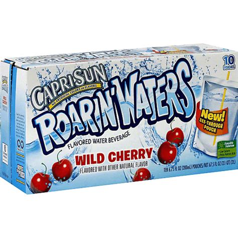 Capri Sun Roarin' Waters Water Beverage, Wild Cherry Flavored | Shop ...