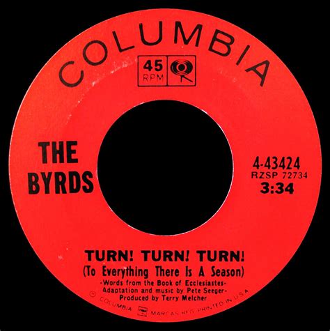 Turn! Turn! Turn! - The Byrds (1965) | Music memories, Oldies music ...